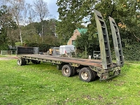 1983 robuste kaiser rse 20 3-assige dieplader / machinetransporter met oprijrampen - afbeelding 8 van  14