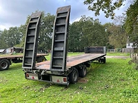 1983 robuste kaiser rse 20 3-assige dieplader / machinetransporter met oprijrampen - afbeelding 10 van  14
