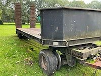 1983 robuste kaiser rse 20 3-assige dieplader / machinetransporter met oprijrampen - afbeelding 11 van  14