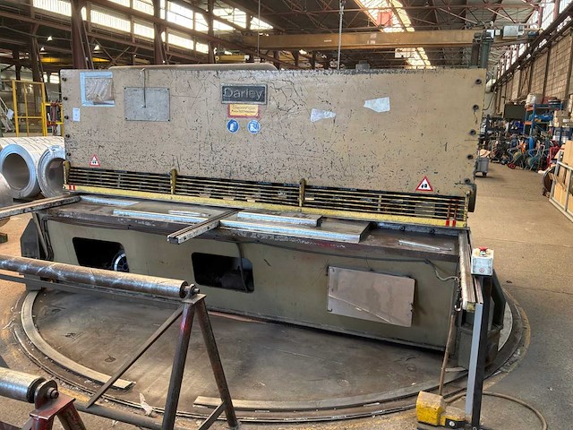 1984 darley gs3000x13 met roterende onderplaat guillotineschaar - afbeelding 4 van  11