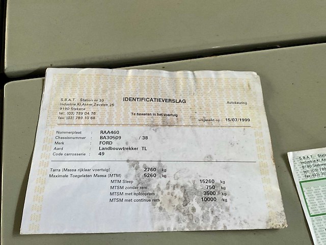 1984 ford 6610 oldtimer tractor - afbeelding 13 van  25