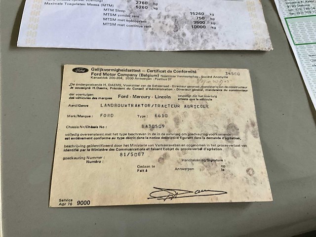 1984 ford 6610 oldtimer tractor - afbeelding 14 van  25