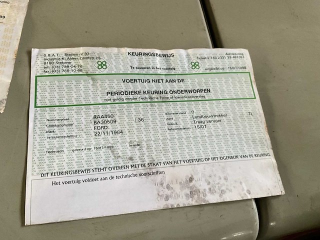 1984 ford 6610 oldtimer tractor - afbeelding 15 van  25