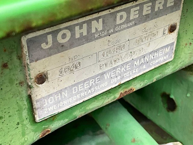 1984 john deere 1640 oldtimer tractor - afbeelding 5 van  13