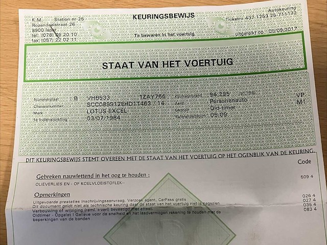 1984 lotus excel oldtimer - afbeelding 22 van  33