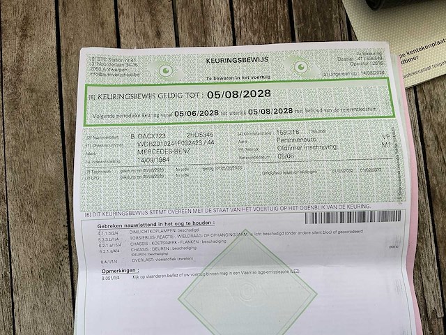 1984 mercedes-benz 190e personenauto - afbeelding 19 van  27
