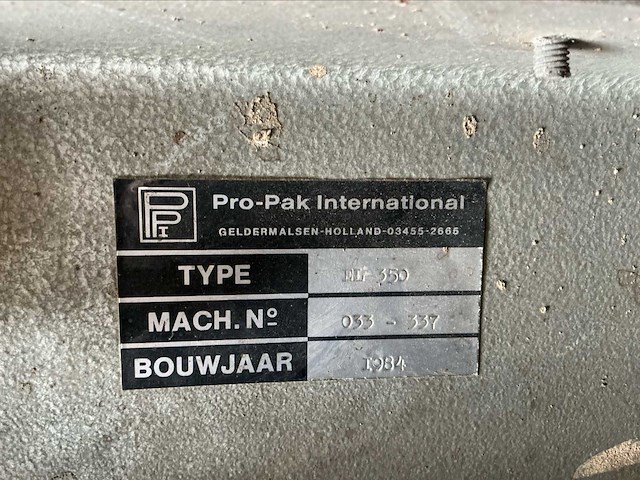 1984 pro pak international aardappel transportband el 350 overige aardappeltechniek - afbeelding 6 van  6