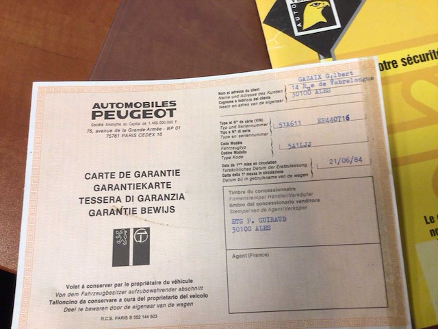 1984 talbot samba voorouders - afbeelding 18 van  20