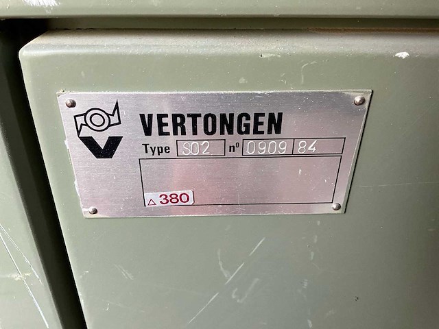1984 vertongen s-320 vandikteschuurmachine - afbeelding 12 van  13