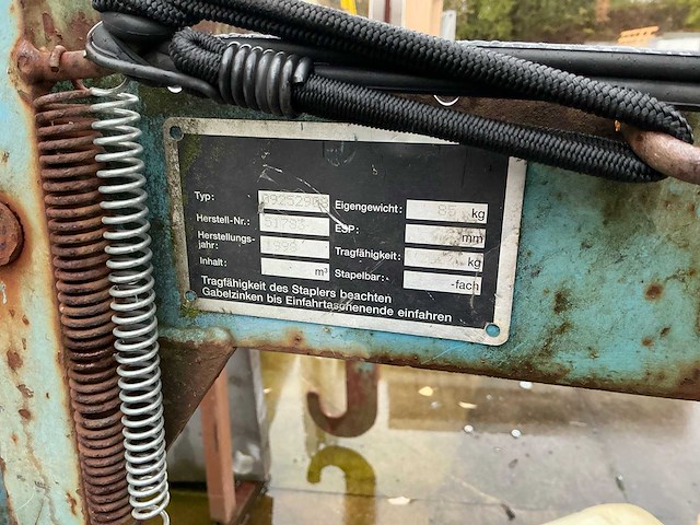 1984 vincotte liftsysteem voor heftruck - afbeelding 3 van  4