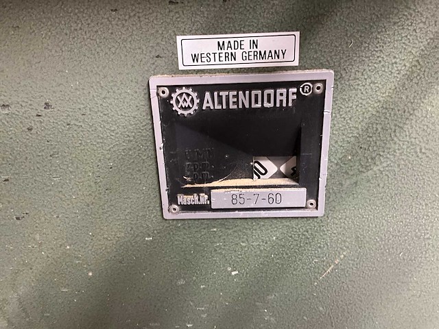 1985 altendorf f-45 paneelzaag - afbeelding 7 van  8
