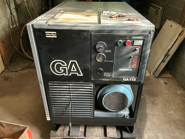 1985 atlas copco ga 115 schroefcompressor - afbeelding 5 van  11