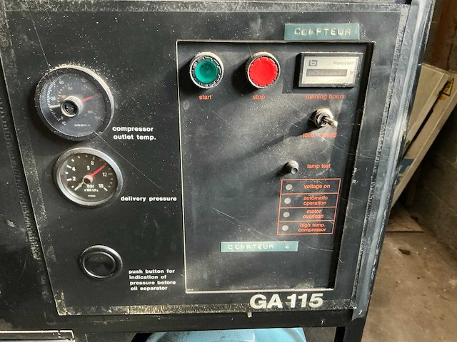 1985 atlas copco ga 115 schroefcompressor - afbeelding 6 van  11