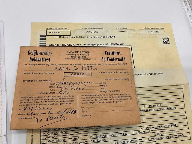 1985 cools dp2/850 aanhangwagen - afbeelding 16 van  23