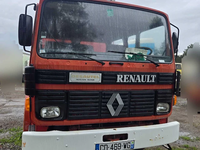 1985 renault s150 - jp7336 brandweerwagen - desautel – 2.000 liter – dubbele cabine (crewcab) - afbeelding 7 van  13
