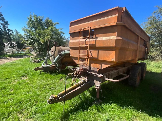 1986 dewa sm1600 - hydraulische kipcilinder / hefmechanisme - afbeelding 1 van  16