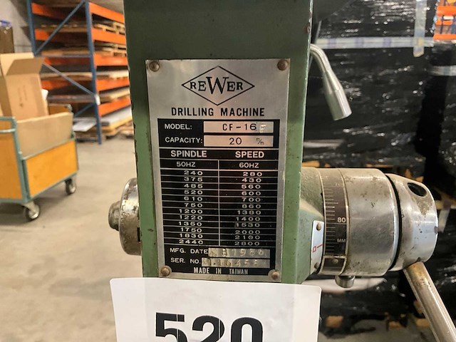 1986 rewer cf-16f kolomboormachine - afbeelding 7 van  10