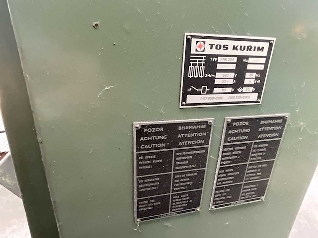 1986 tos kurim fnk 25a kniefreesmachine - afbeelding 5 van  13