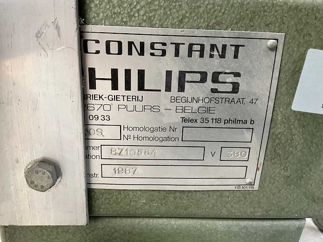1987 constant philips cirkelzaagmachine metaal - afbeelding 7 van  7