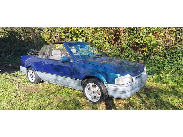1987 ford escort cabriolet cabriolet - afbeelding 10 van  16
