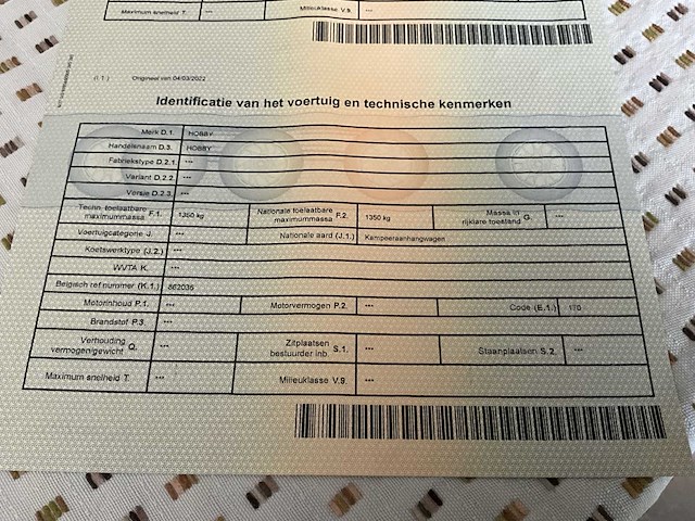 1987 hobby 555 t - caravan - afbeelding 37 van  42