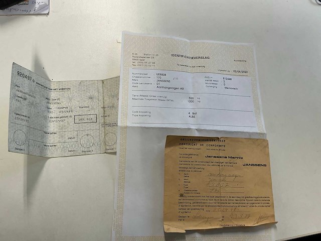 1987 janssens sbs7 aanhangwagen - afbeelding 5 van  13