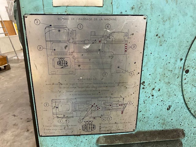 1987 lacfer cr-3 bankdraaibank - afbeelding 13 van  28