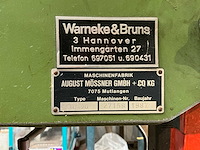 1987 mössner sm/420 lintzaagmachine - afbeelding 6 van  7