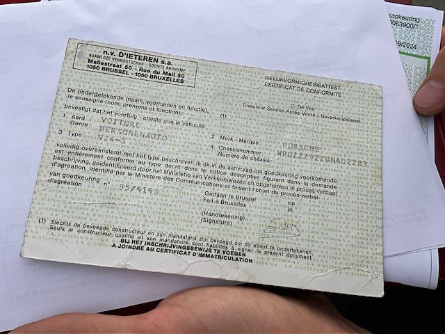 1987 porsche 924s - afbeelding 48 van  54