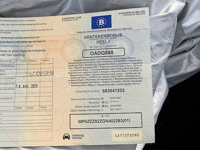 1987 porsche 924s - afbeelding 50 van  54