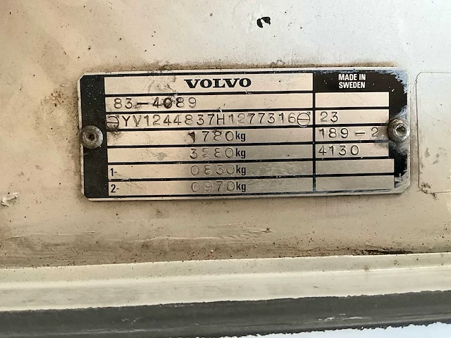 1987 volvo 240 - afbeelding 43 van  51