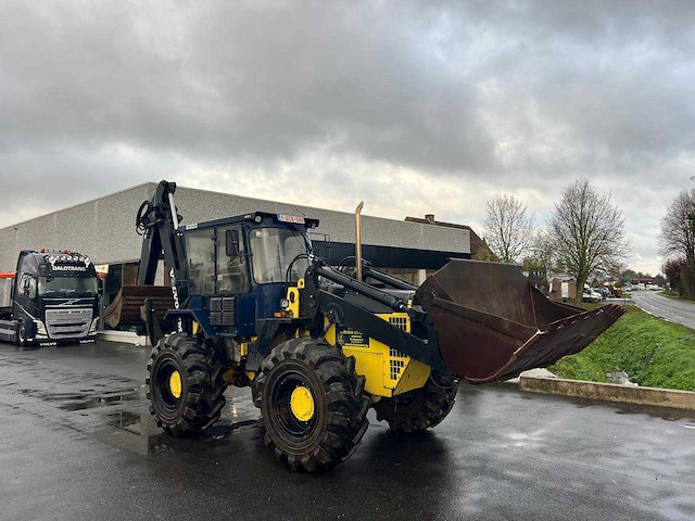 1987 volvo bm 6300 bulldozer met kraan - afbeelding 1 van  28