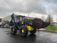 1987 volvo bm 6300 bulldozer met kraan - afbeelding 4 van  6