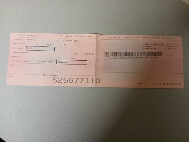 1988 - van hool 2h0007 semi-trailer - afbeelding 18 van  22