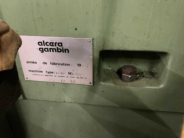 1988 alcera gambin 161 c-cl bedfreesmachine - afbeelding 2 van  18