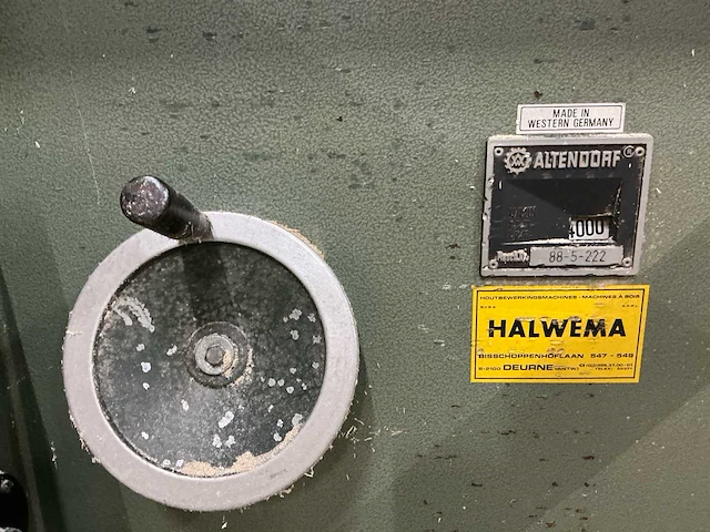 1988 altendorf f90 paneelzaag - afbeelding 7 van  10