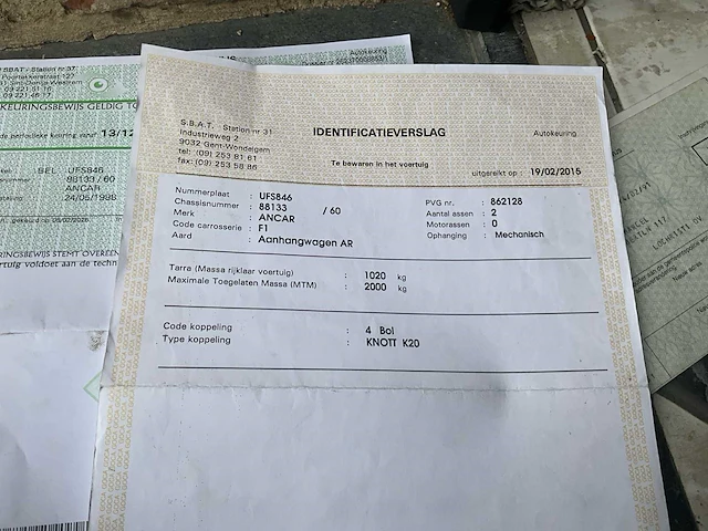 1988 ancar 2a2 aanhangwagen - afbeelding 9 van  19