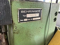 1988 behringer hbp 340n metalen horizontale bandzaagmachine - afbeelding 3 van  14