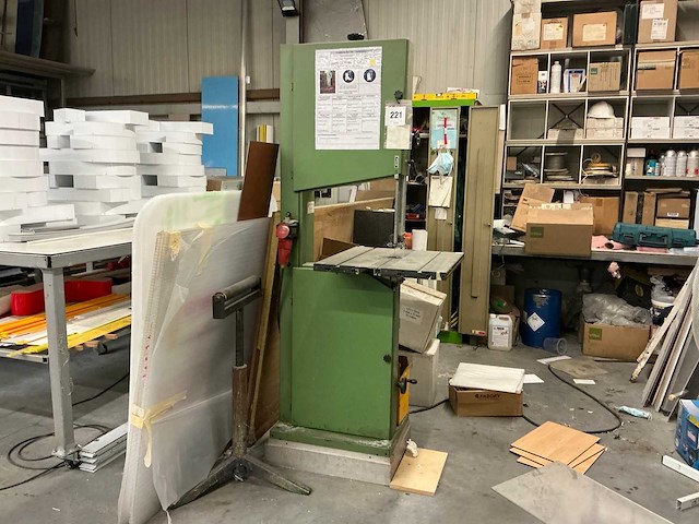 1988 elektra beckum bas 450 d lintzaagmachine - afbeelding 1 van  7