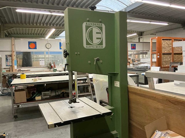 1988 elektra beckum bas 450 d lintzaagmachine - afbeelding 2 van  7
