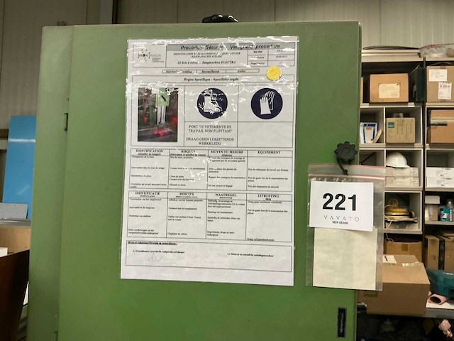 1988 elektra beckum bas 450 d lintzaagmachine - afbeelding 7 van  7