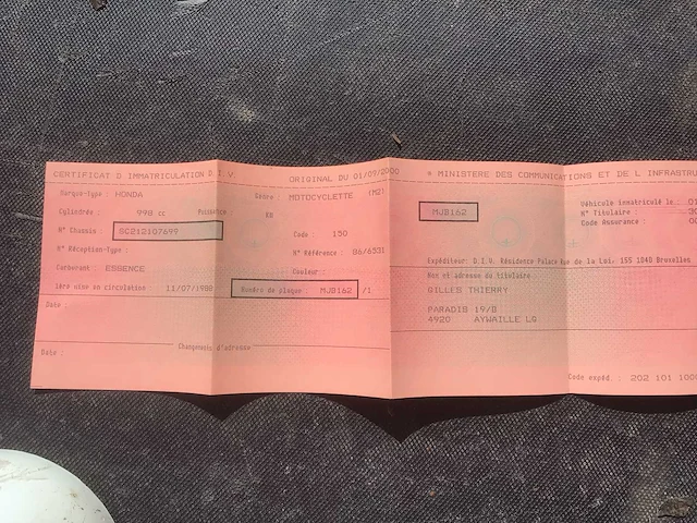 1988 honda cbr 1000 moto - afbeelding 4 van  15
