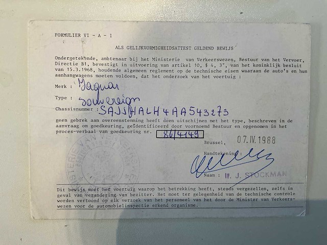 1988 jaguar sovereign - afbeelding 34 van  37