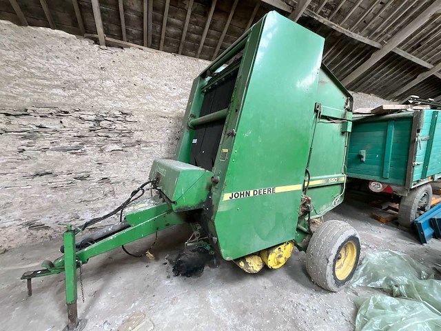 1988 john deere 550 ronde balenmachine - afbeelding 1 van  21