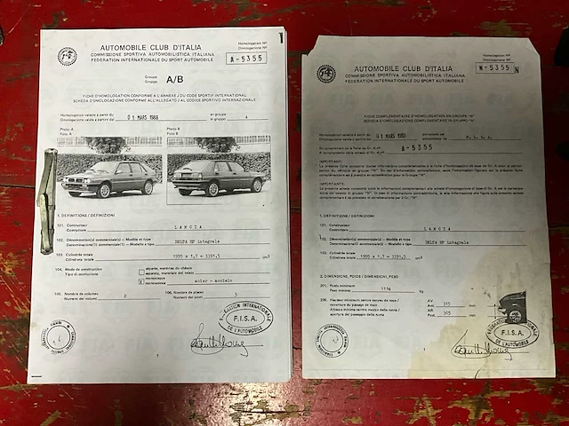 1988 lancia delta hf integrale 8v 831 vintage auto's > 15 - afbeelding 37 van  41