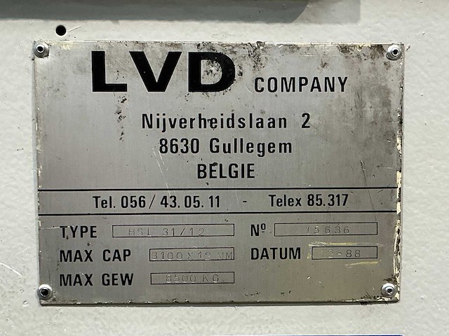 1988 lvd hsl 31/12 guillotineschaar - afbeelding 5 van  5