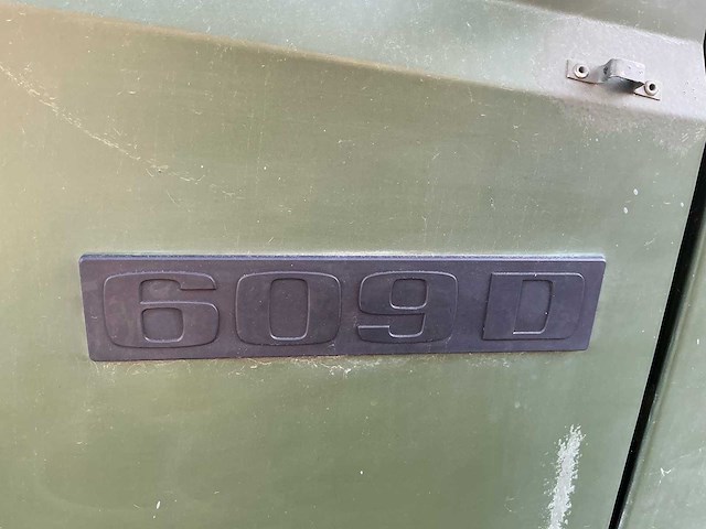 1988 mercedes 609 d legervoertuig - afbeelding 7 van  19