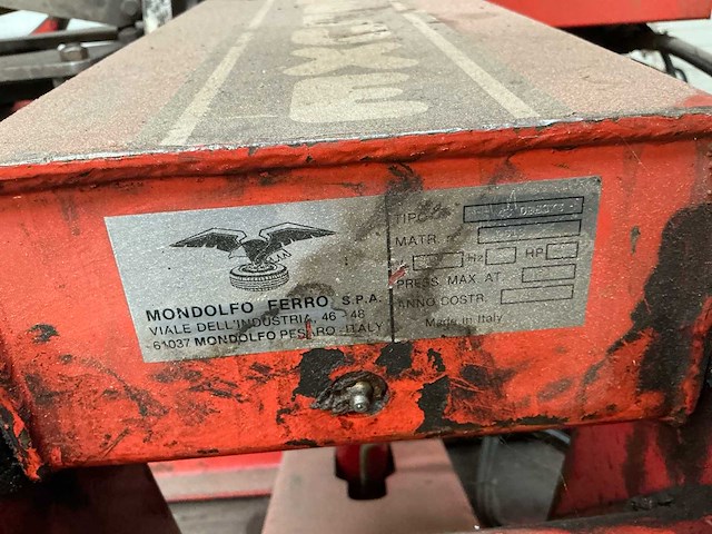 1988 mondolfo ferro tbe 48 deluxe banden de-en montageapparaat - afbeelding 9 van  11