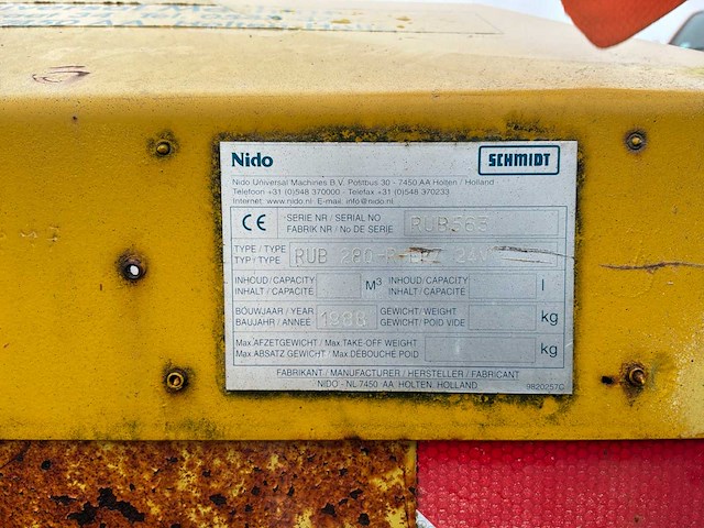 1988 nido rub 280-r-epz diversen - afbeelding 13 van  14