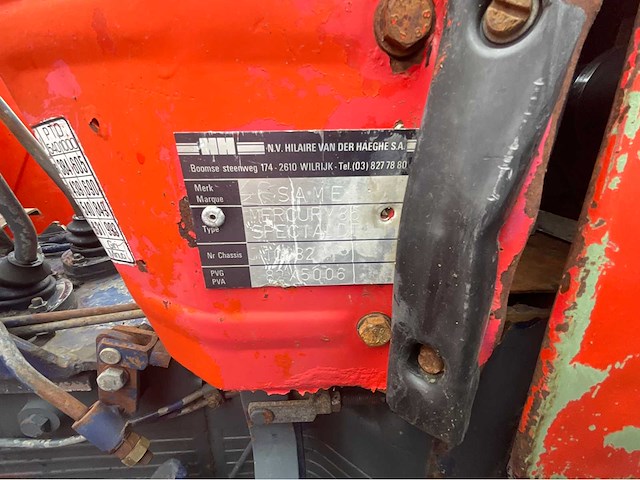 1988 same mercury 85 special dt vintage tractor - afbeelding 11 van  18